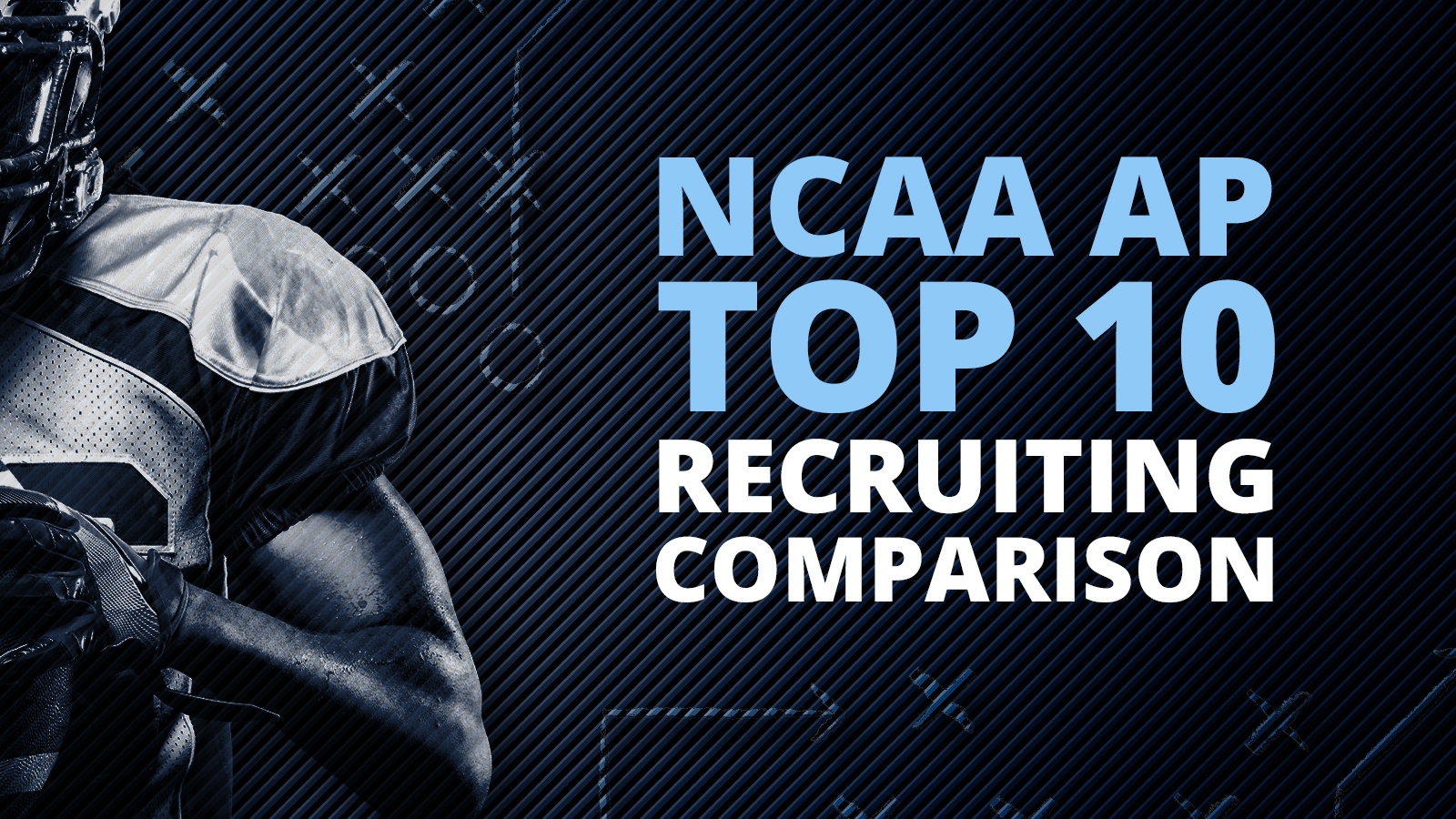 NCAA AP Poll Top 10 Rankings Recruiting Comparison