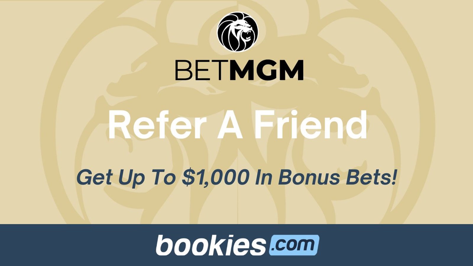 BetMGM Refer A Friend Bonus Code BOOKIES: Get $1,000 For Referring Your ...