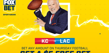 FOX Bet Sportsbook Promo Code: Get A $5 Free Bet For TNF Chargers vs Chiefs