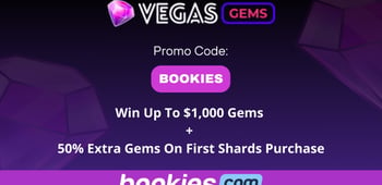 Get Vegas Gems Sweepstakes Casino No Deposit Bonus Code BOOKIES (December 2024)