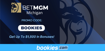 BetMGM Sportsbook Michigan Bonus Code BOOKIES: Get $1500 1st-Bet For SNF NFL Week 1