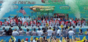 NJ Says No to Bets on Nathan’s Hot Dog Eating Contest