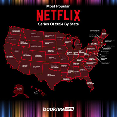 Most Popular Netflix Series of 2024 by State 1