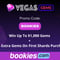 Claim Vegas Gems Sweepstakes Casino No Deposit Bonus Code BOOKIES (December 2024)