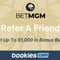 Claim the BetMGM Refer a Friend Bonus Code BOOKIES & Get $1,000 in Bonuses (Mar. 12)