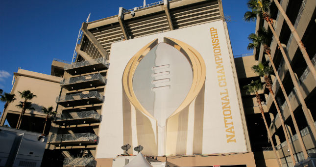 The College Football Playoff will feature Alabama, Clemson, Notre Dame, and Oklahoma.