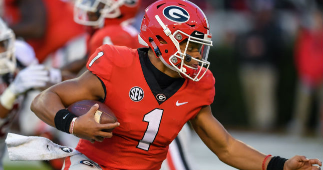 Georgia quarterback Justin Fields transferred to Ohio State and is eligible to play immediately.