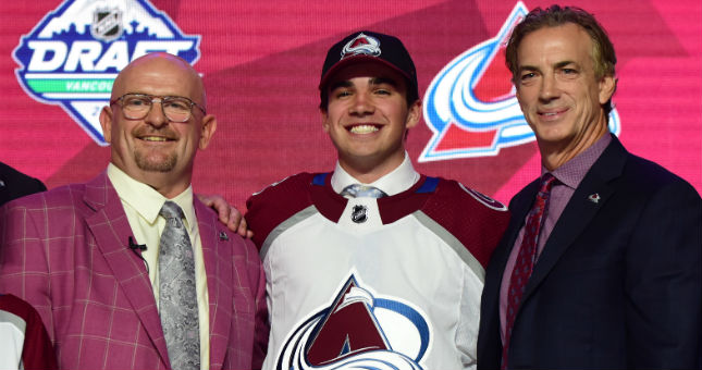 Alex Newhook is not far away from being the No. 2 center.