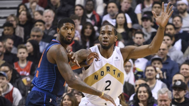 Kawhi Leonard and Paul George can turn their attention to guarding others.