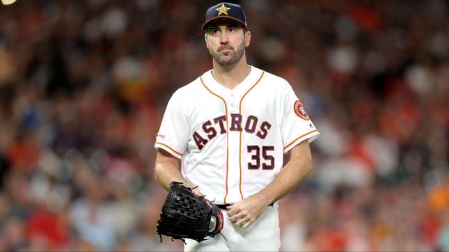 AL starting pitcher Justin Verlander has struggled over the past month.
