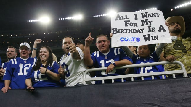 The Colts are sure to be a very popular sports betting favorite in Indiana.