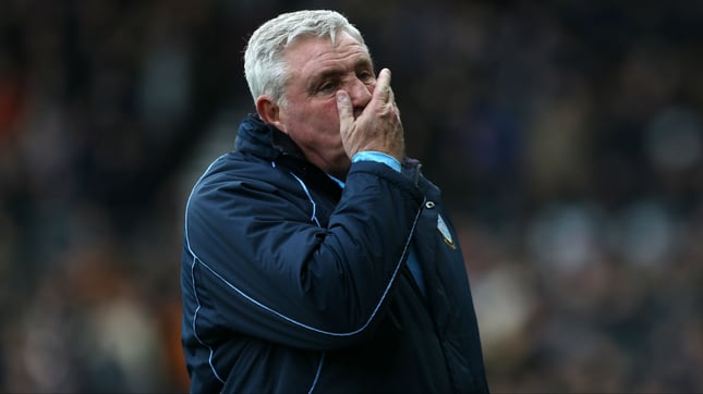 Steve Bruce does not have match-goers on his side from the offset.