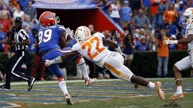 Florida stunned Tennessee on a Hail Mary in 2017, one of many great games and memorable moments.