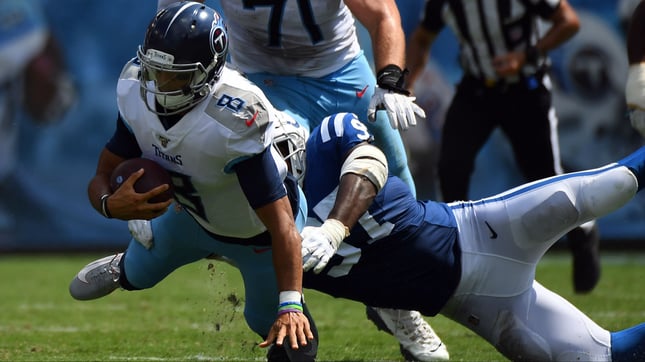 Ryan Tannehill would start if Marcus Mariota cannot play.
