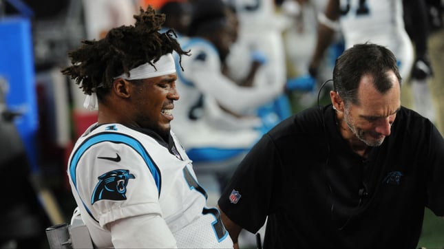 Cam Newton of Carolina is one quarterback who could move a line if he has to miss time with an injury.
