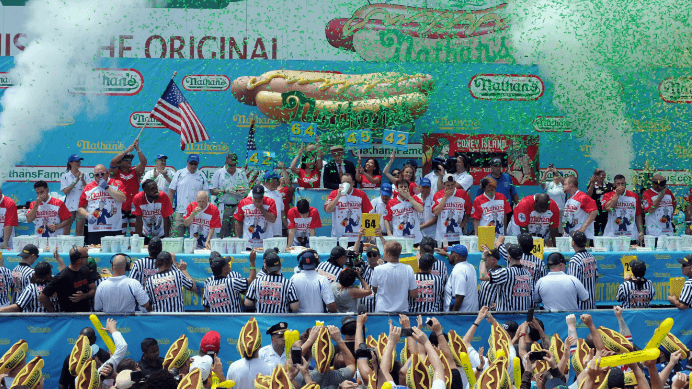 NJ Says No to Bets on Nathan’s Hot Dog Eating Contest