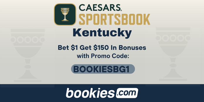 Caesars Kentucky Promo Code BOOKIESBG1: Bet $1 Get $150 Bonus for NBA, CBB Tournaments Today