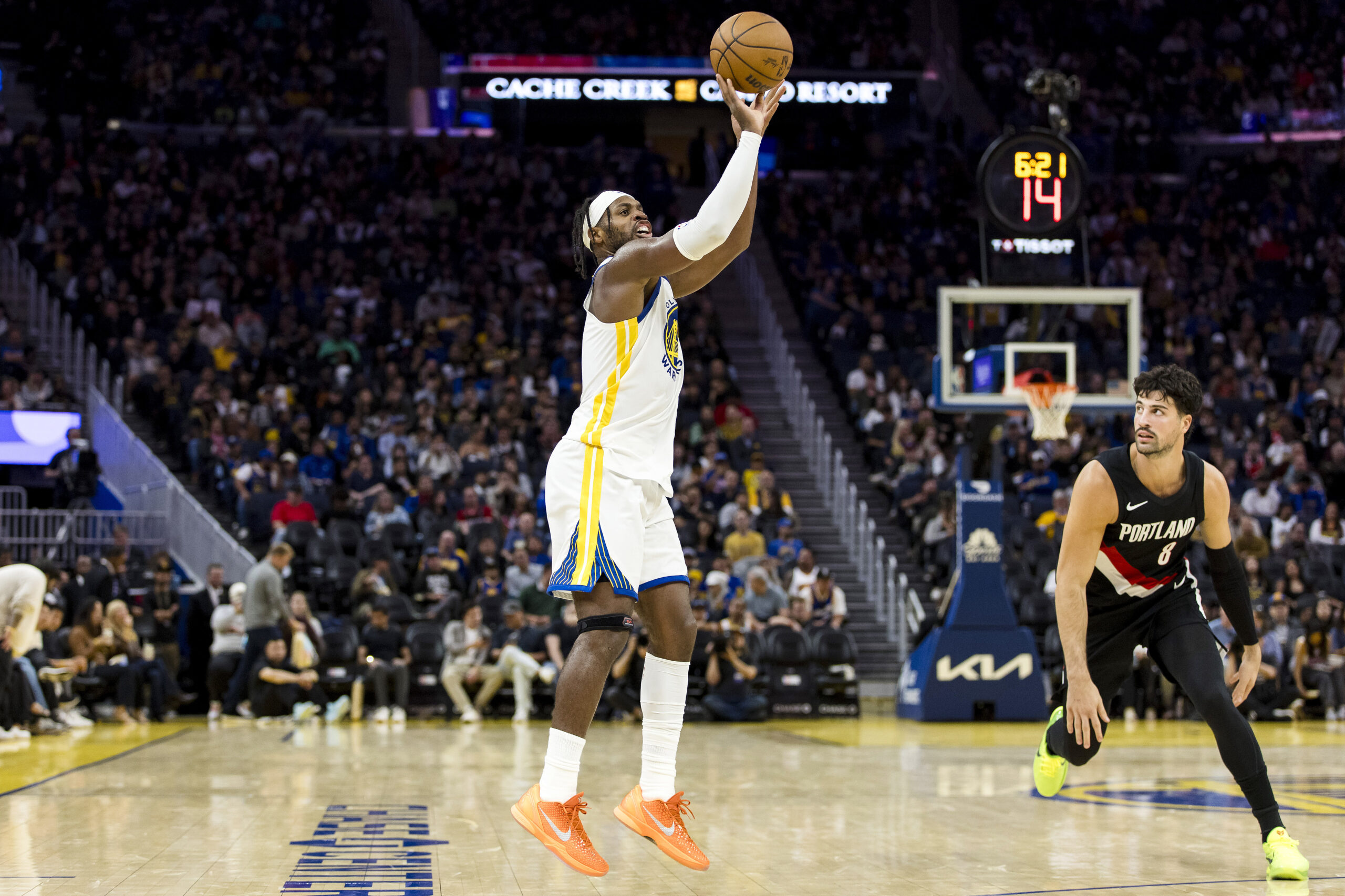 Golden State Warriors guard Buddy Hield (7) John Hefti-Imagn Images