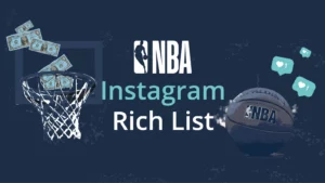 The NBA Instagram Rich List