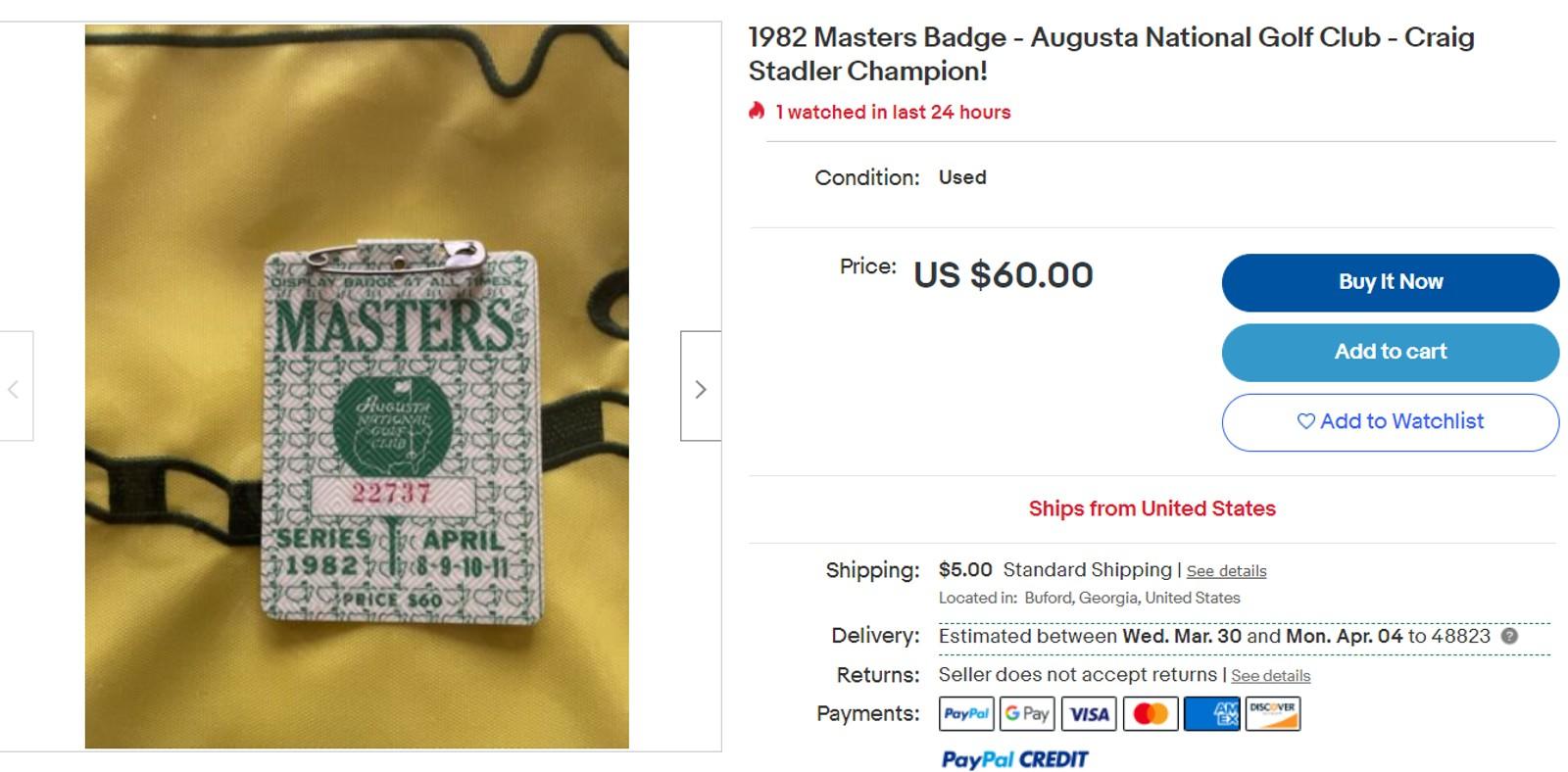 What Are Your Odds Of Winning The Masters Ticket Lottery?
