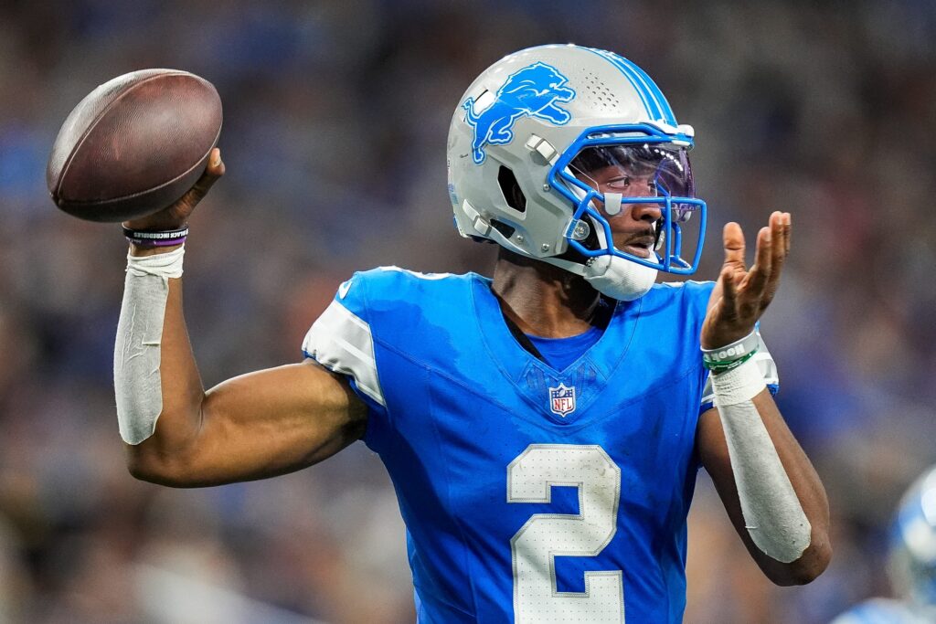 Detroit Lions quarterback Hendon Hooker.