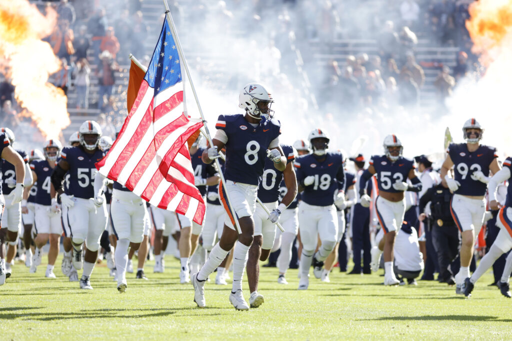 Virginia Cavaliers wide receiver Malachi Fields