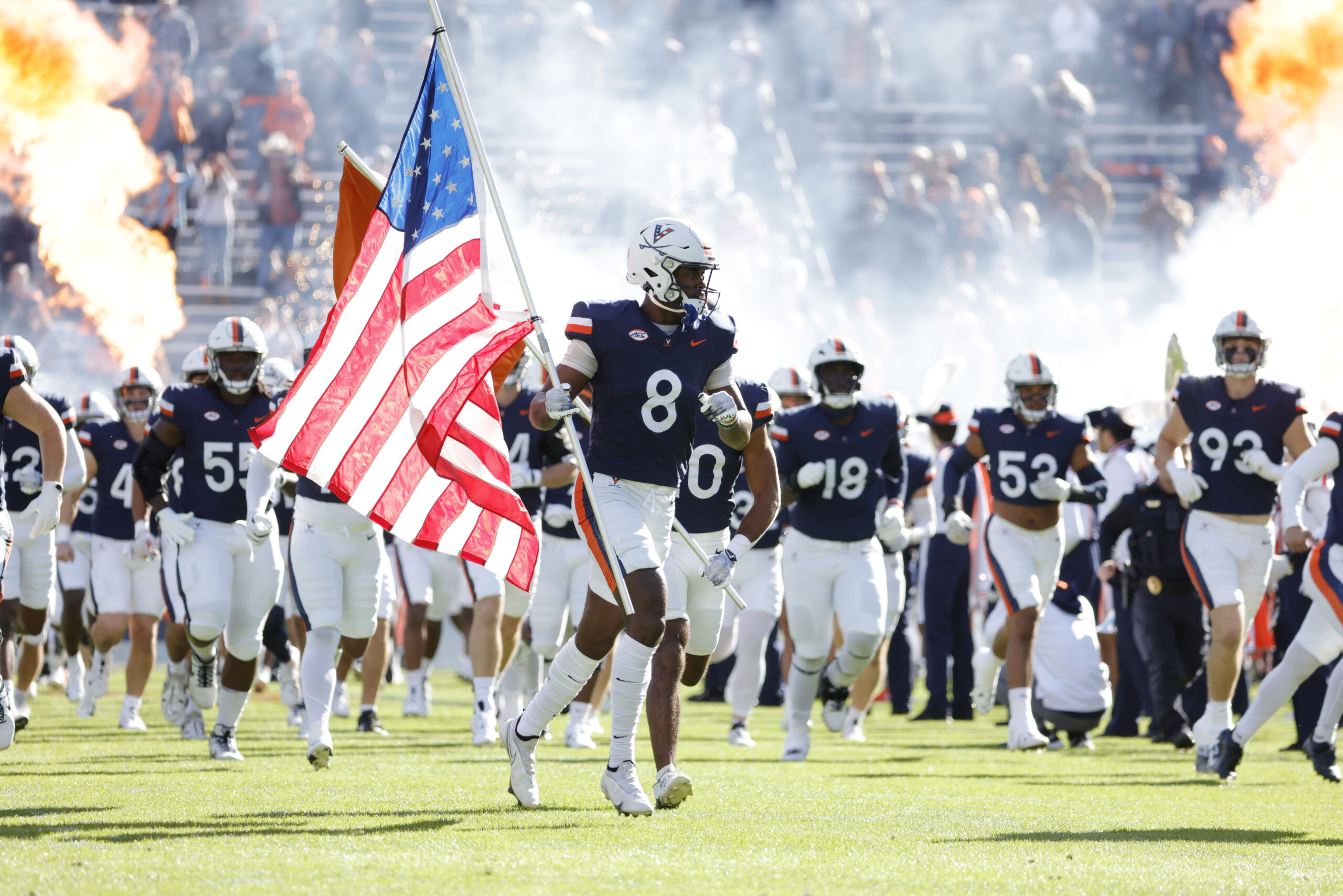 Virginia Cavaliers wide receiver Malachi Fields