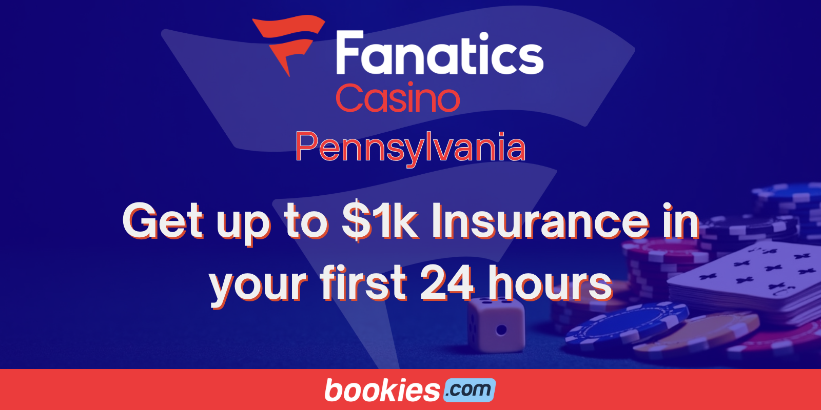Fanatics Pennsylvania Bonus Code Get up to $1k Insurance in your first 24