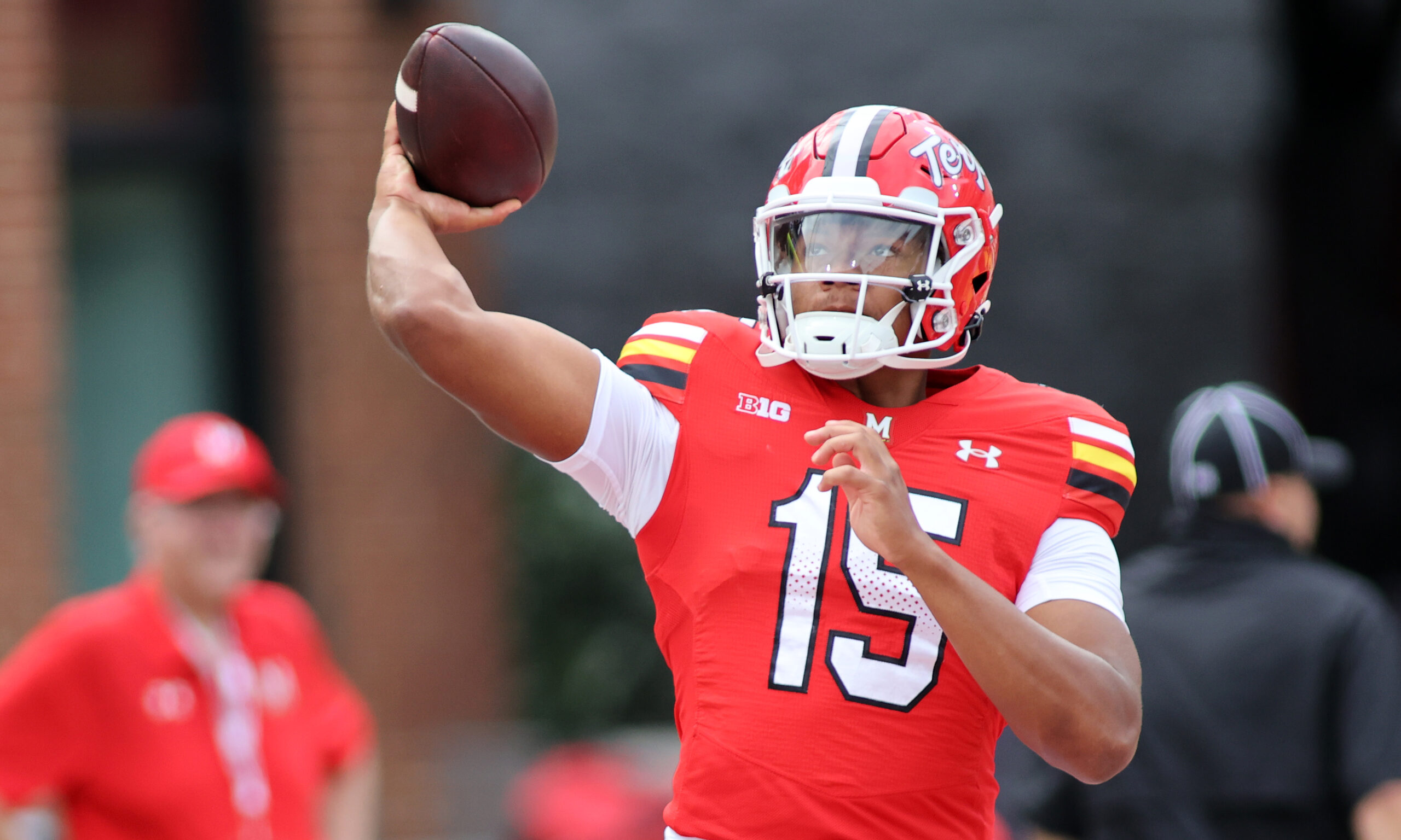 Maryland Terrapins Quarterback Malik Washington (12)