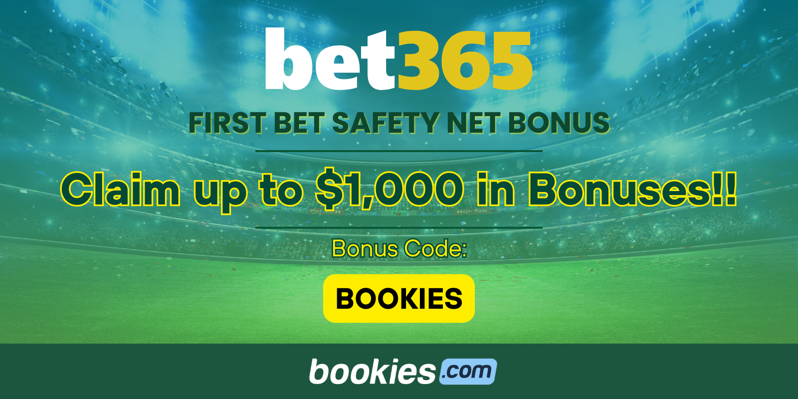 bet365 Sportbook Bonus Code BOOKIES