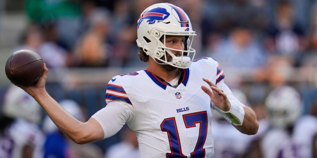Buffalo Bills quarterback Josh Allen (AP Photo/Erin Hooley)