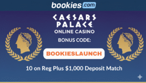 Caesars Palace Online Casino PA Promo Code BOOKIESLAUNCH: Get $1K Bonus (Dec. 31)