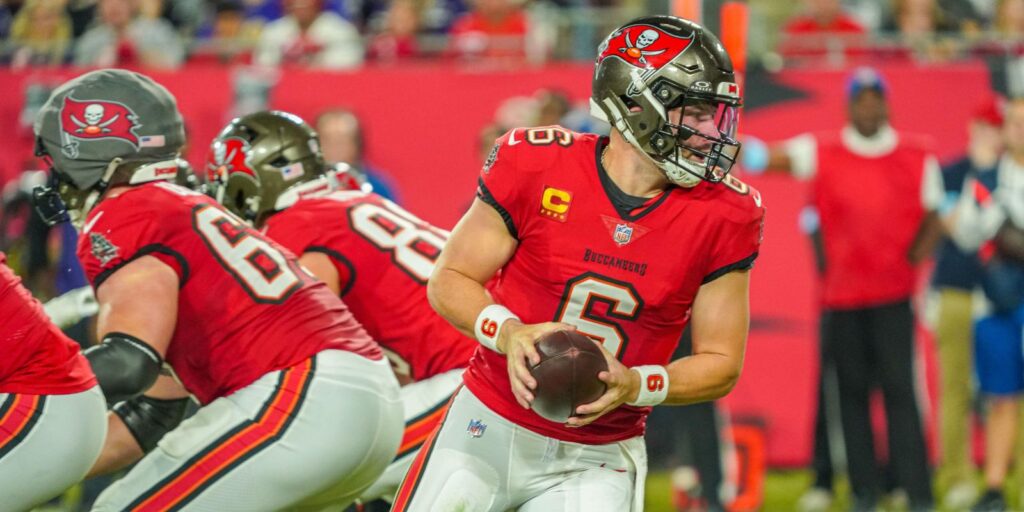 Baker Mayfield #6 at Raymond James Stadium Photo by (Marty Jean-Louis/Sipa USA)