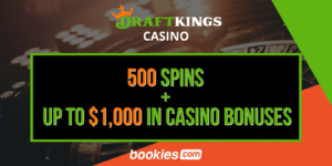 DraftKings Casino Promo: Claim 500 Spins on Cash Eruption Games + $1,000 in Casino Bonus (Jan. 13)