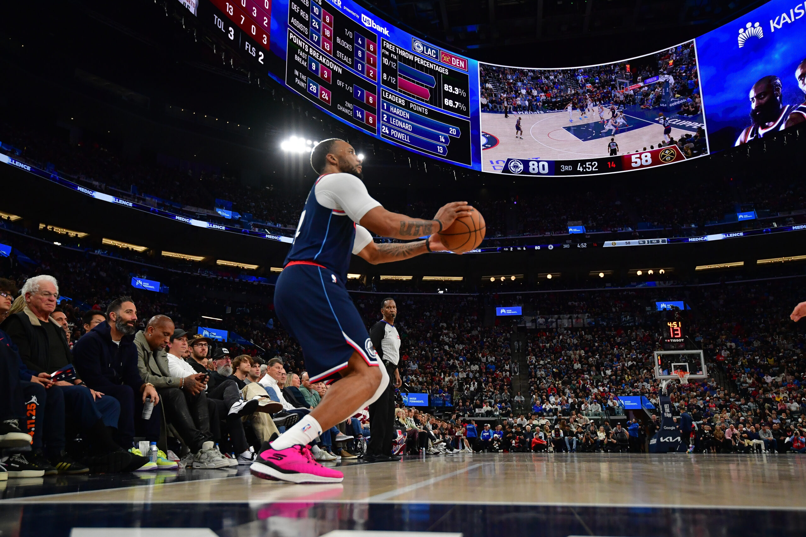 Los Angeles Clippers guard Norman Powell (24). Gary A. Vasquez-Imagn Images
