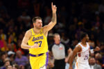 Los Angeles Lakers guard Luka Doncic (77). Mark J. Rebilas-Imagn Images