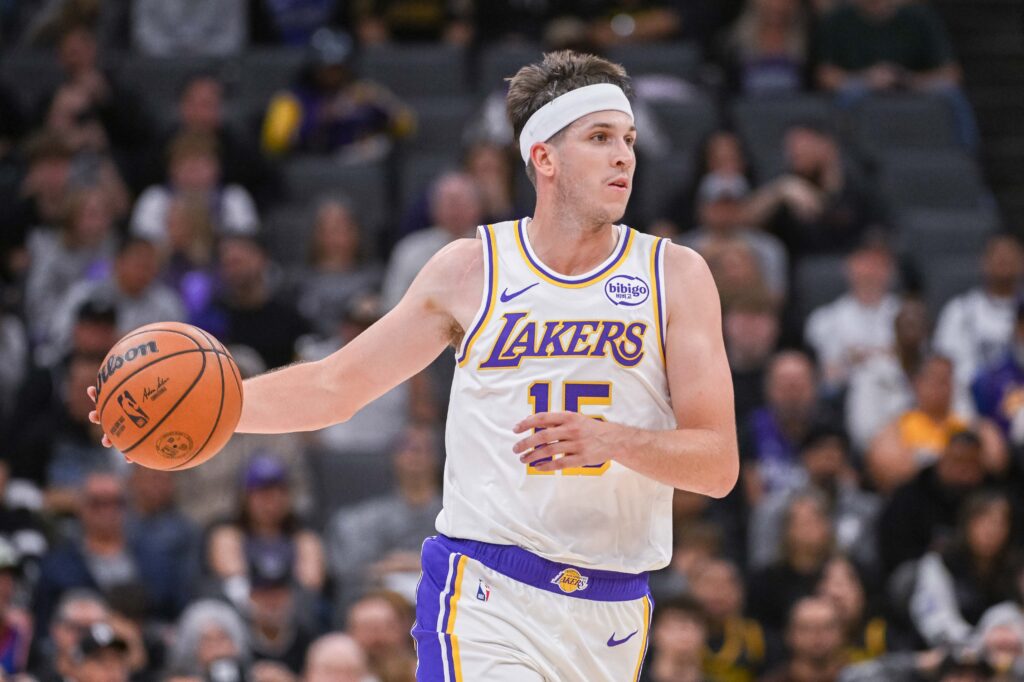Los Angeles Lakers guard Austin Reaves (15). Ed Szczepanski-Imagn Images