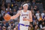 Los Angeles Lakers guard Austin Reaves (15). Ed Szczepanski-Imagn Images