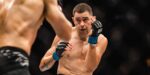 Steve Garcia in a Featherweight bout during the UFC Nashville (Px Images/Alamy Live News)