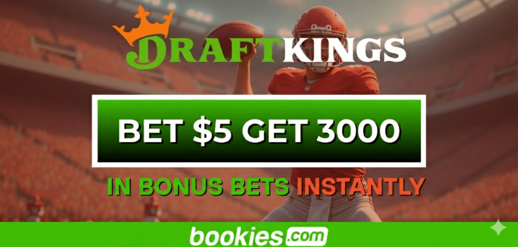 DraftKings Bet 5 Get 300