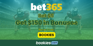 bet365 Bonus Code BOOKIES Gives $150 in Bonuses on NFL Texans vs Chargers - Dec. 27