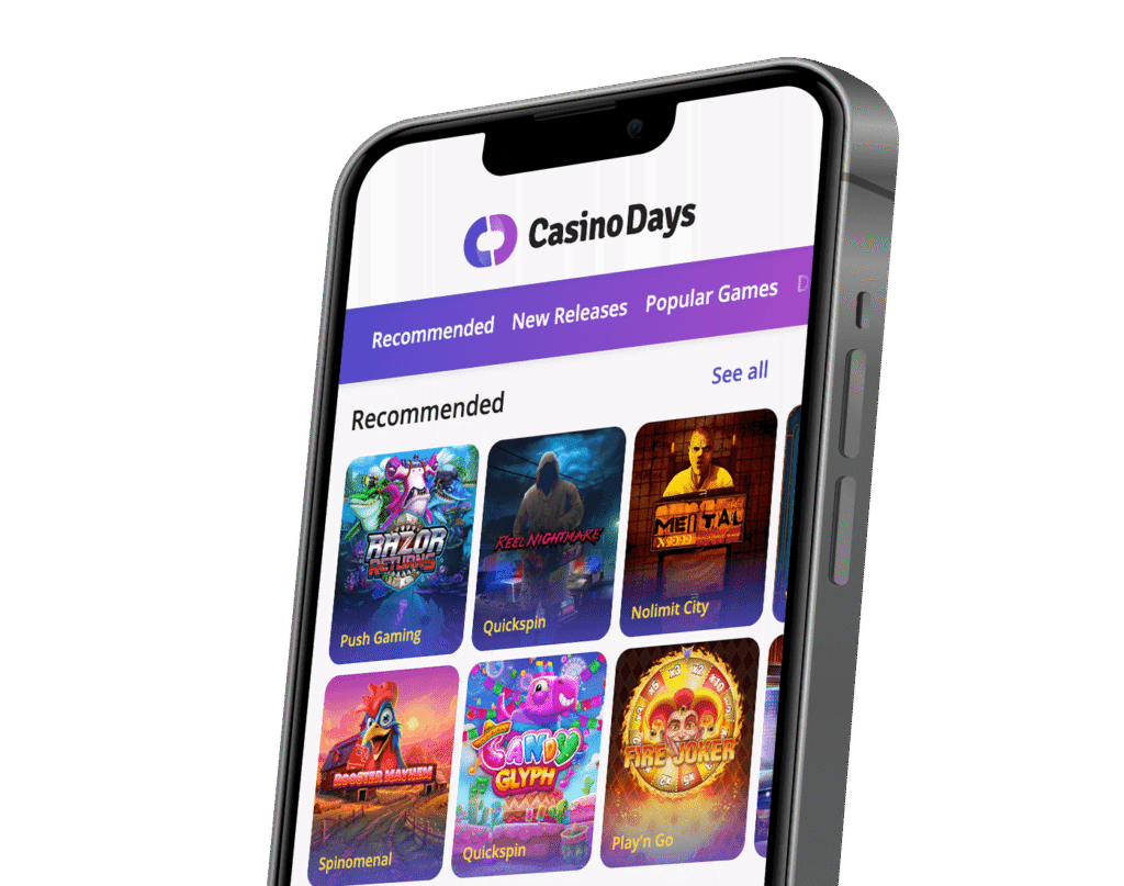 Casino Days App Screenshot