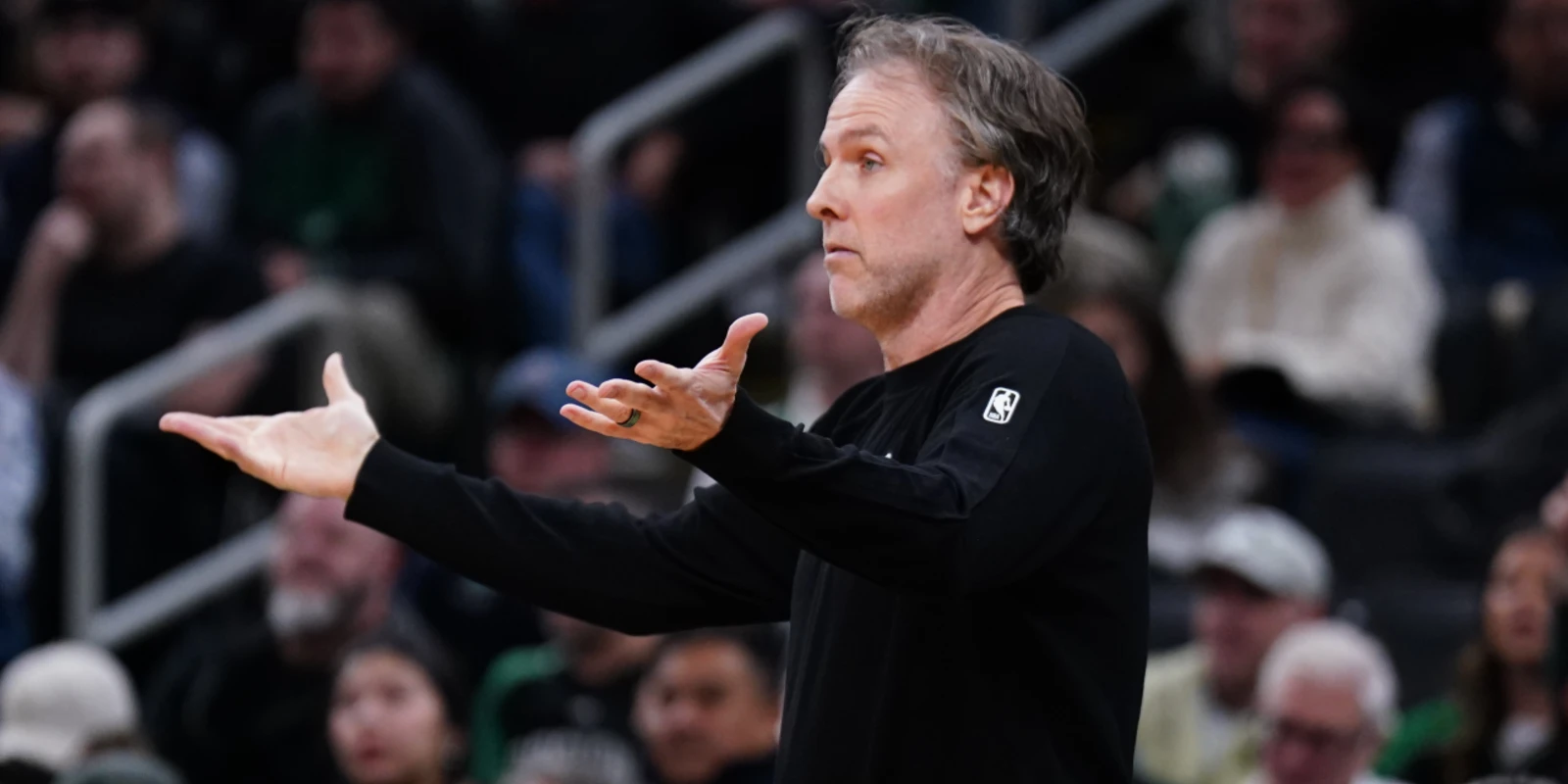 Washington Wizards Head Coach Brian Keefe in a game this season.