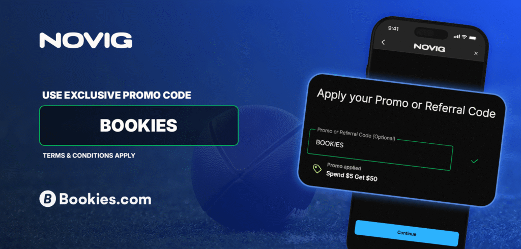 Novig Promo Code BOOKIES Banner
