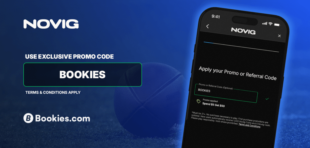 Novig Promo Code BOOKIES Banner