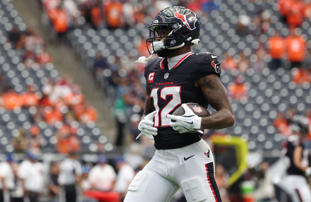 Houston Texans wide receiver Nico Collins (12)