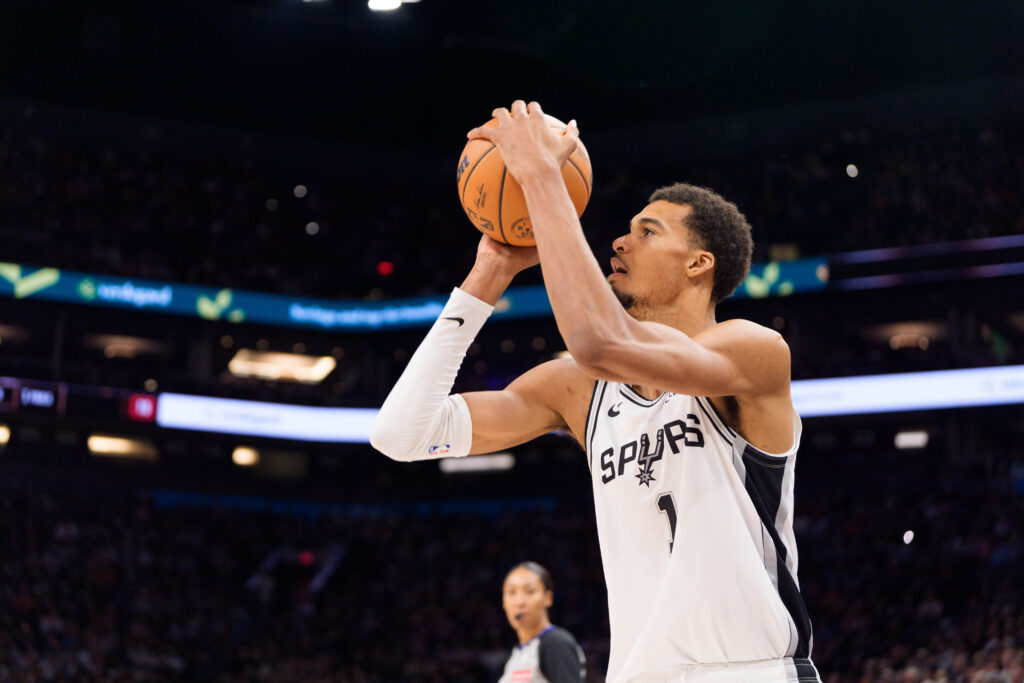 San Antonio Spurs forward Victor Wembanyama (1)