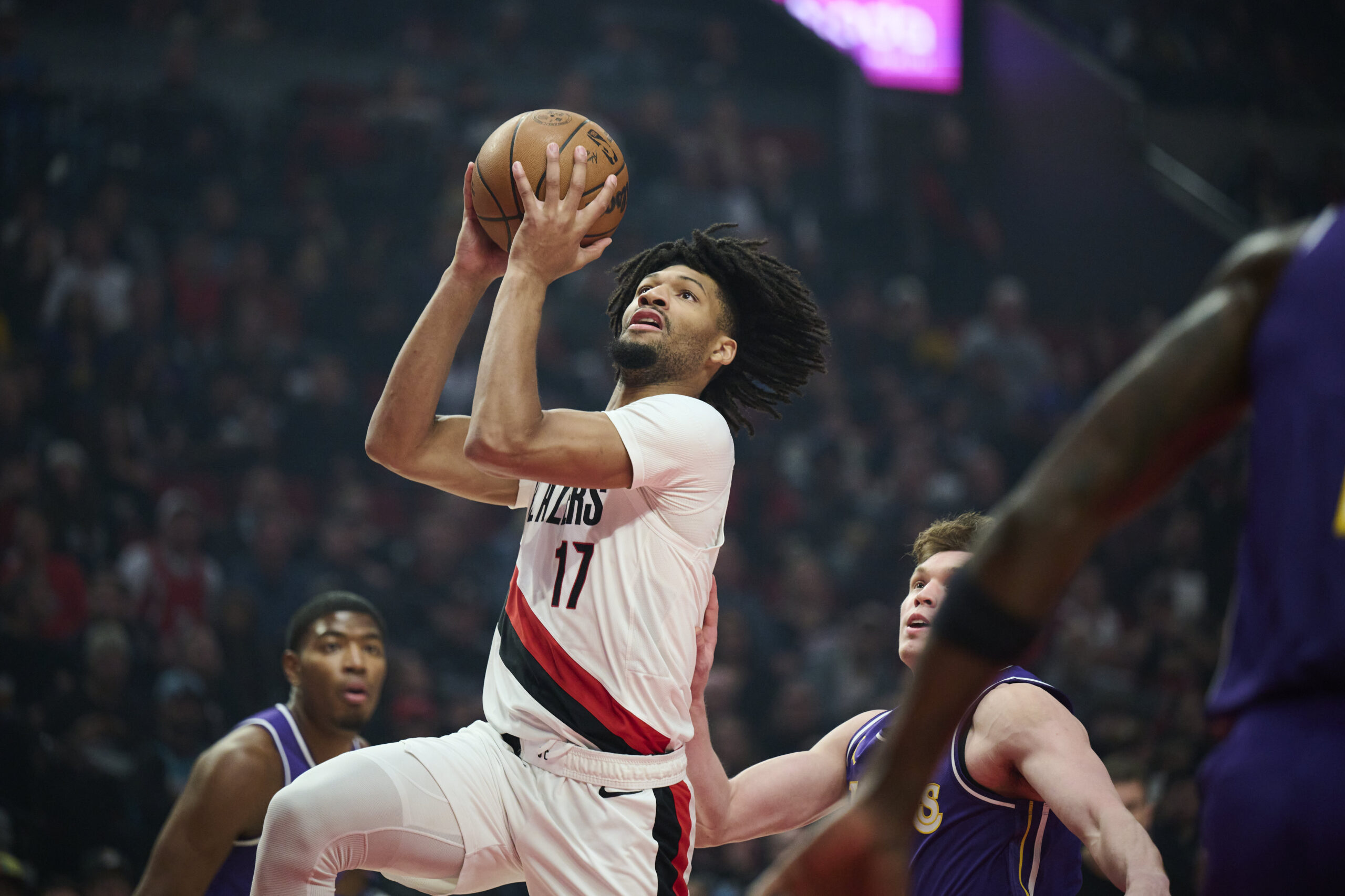 Portland Trail Blazers guard Shaedon Sharpe (17)