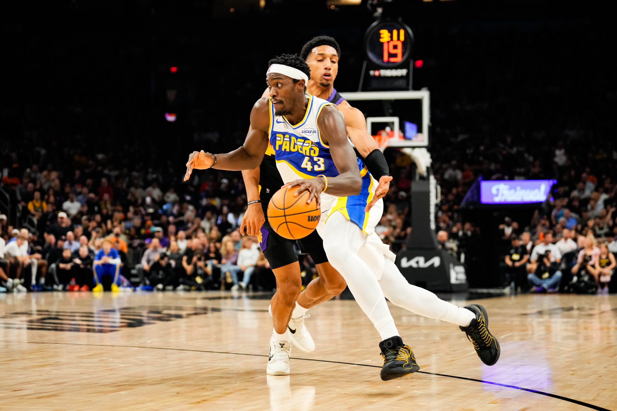Indiana Pacers forward Pascal Siakam (43)