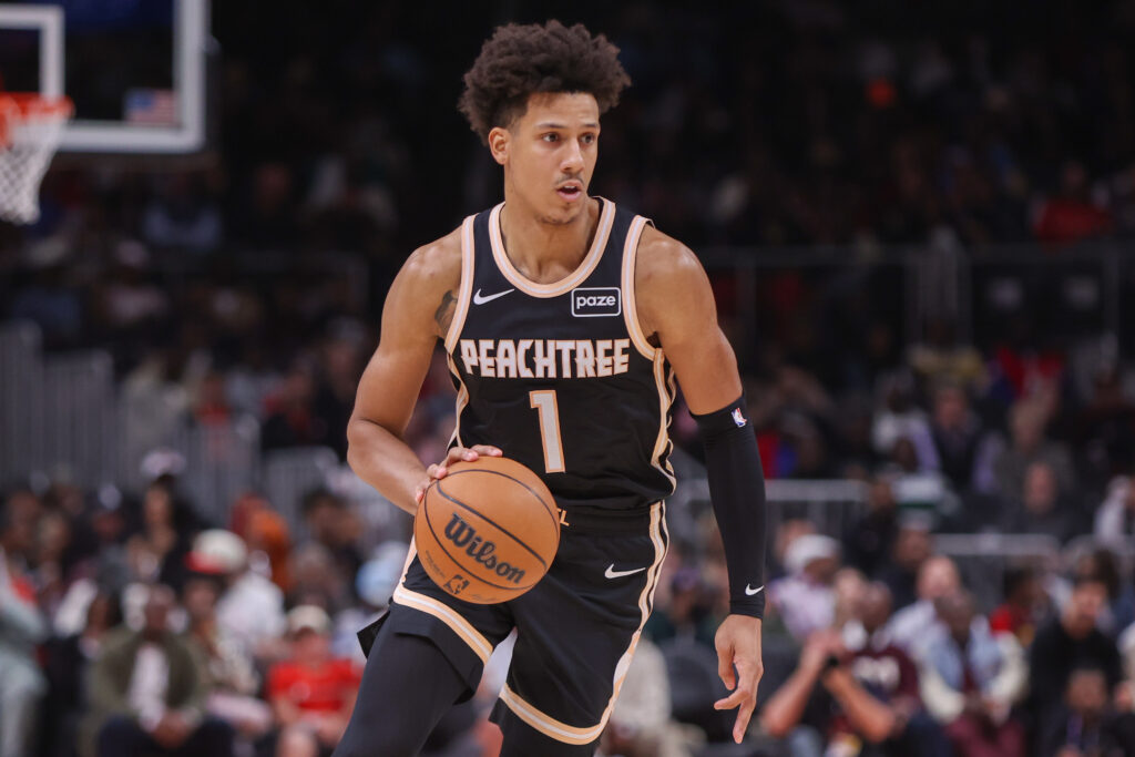 Atlanta Hawks forward Jalen Johnson (1)